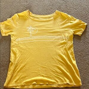Billabong Yellow Palm Graphic Tee